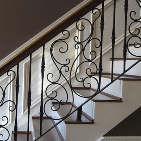 interior iron railings gallery